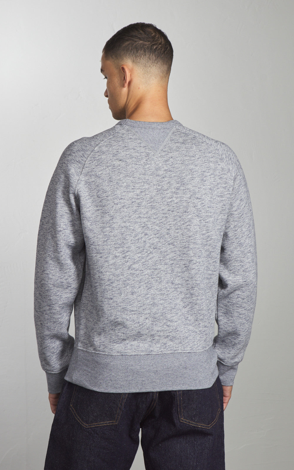 Chesapeake's Spokane Double V Sweatshirt Grey Melange