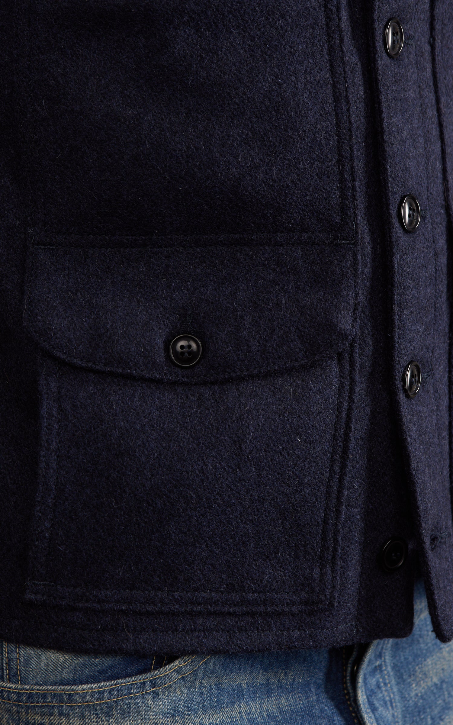 Chesapeake's Oregon Wool Vest Navy Blue