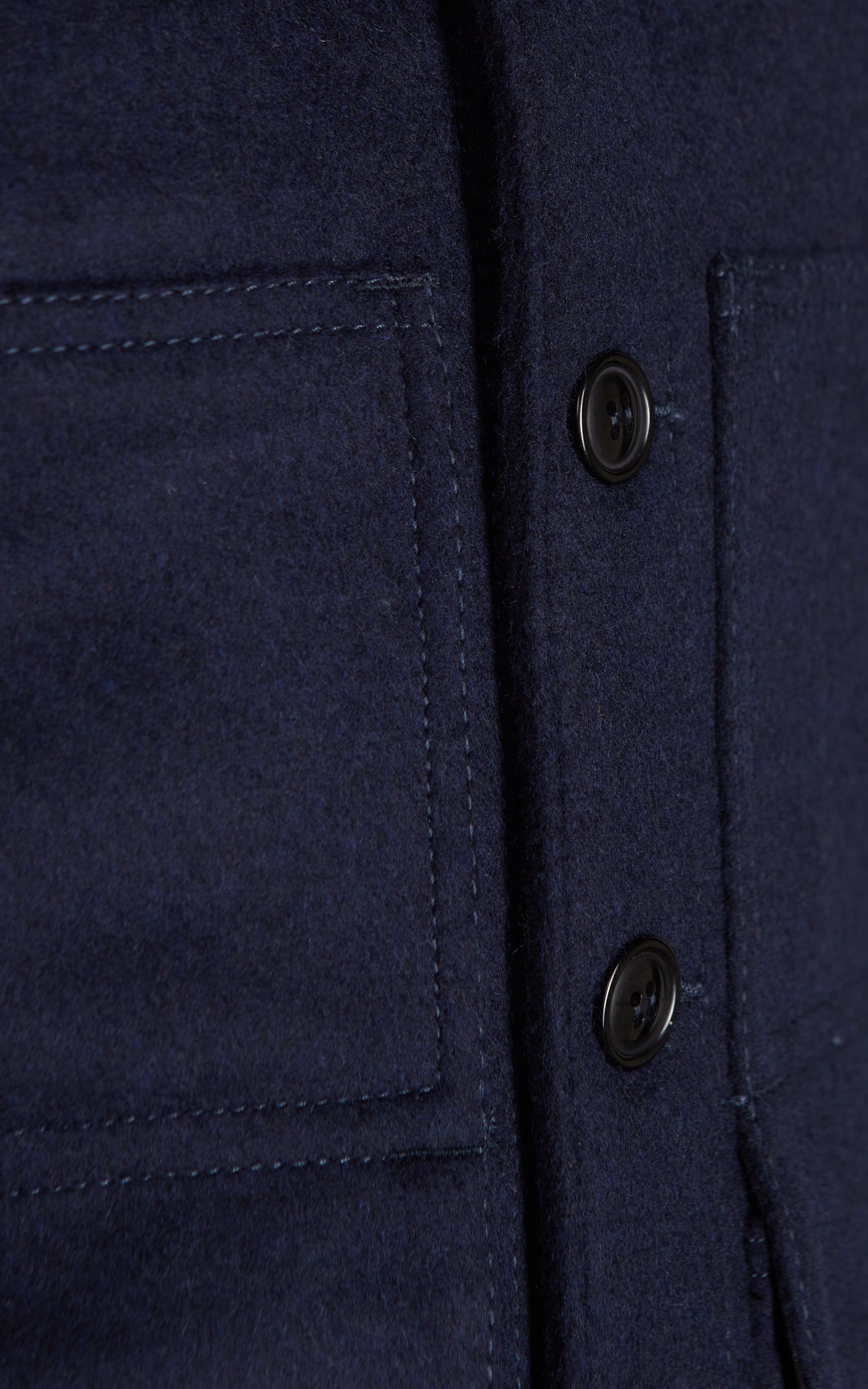 Chesapeake's Oregon Heavyweight Wool Vest Navy Blue