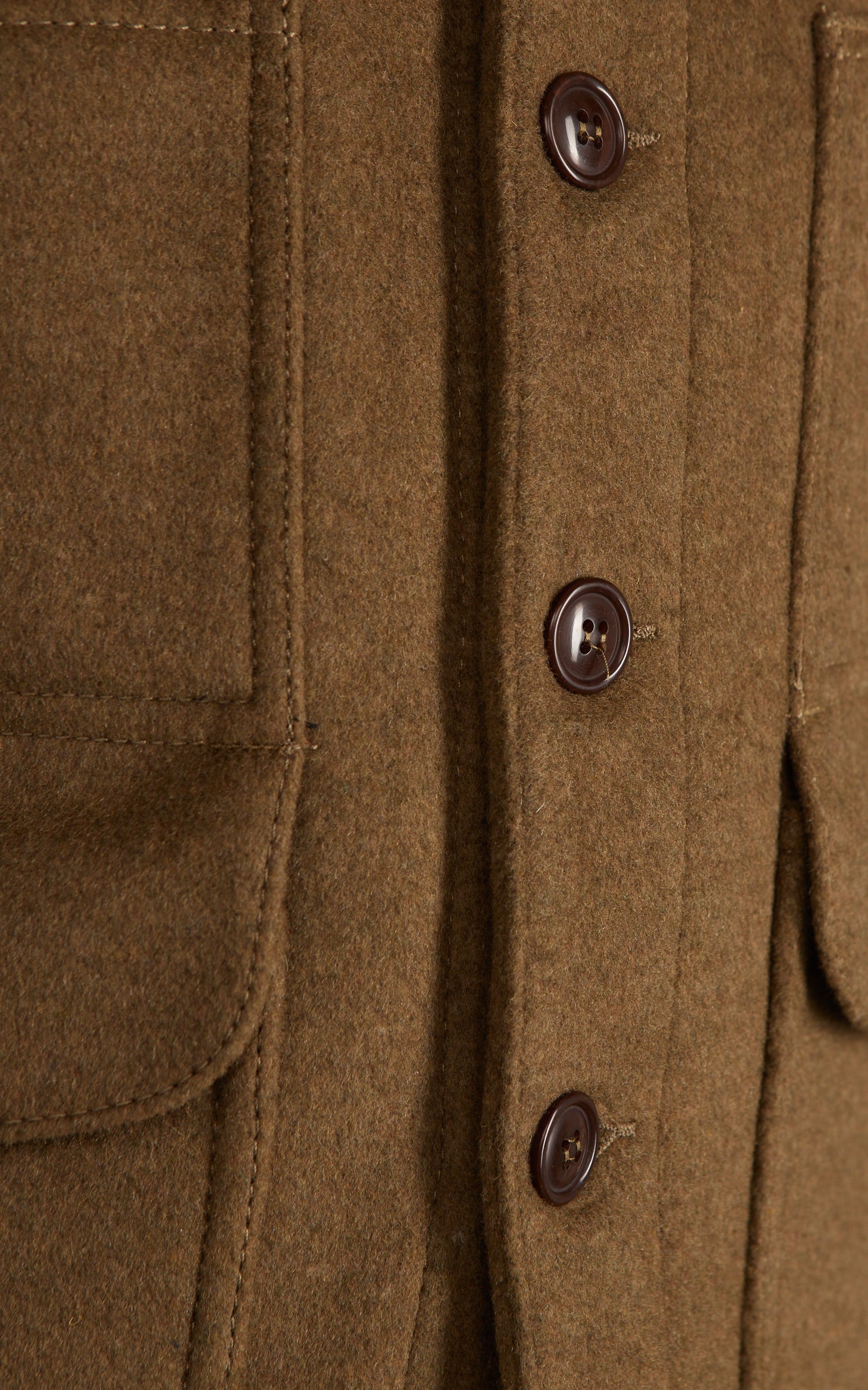 Chesapeake's Oregon Heavyweight Wool Vest Olive Green