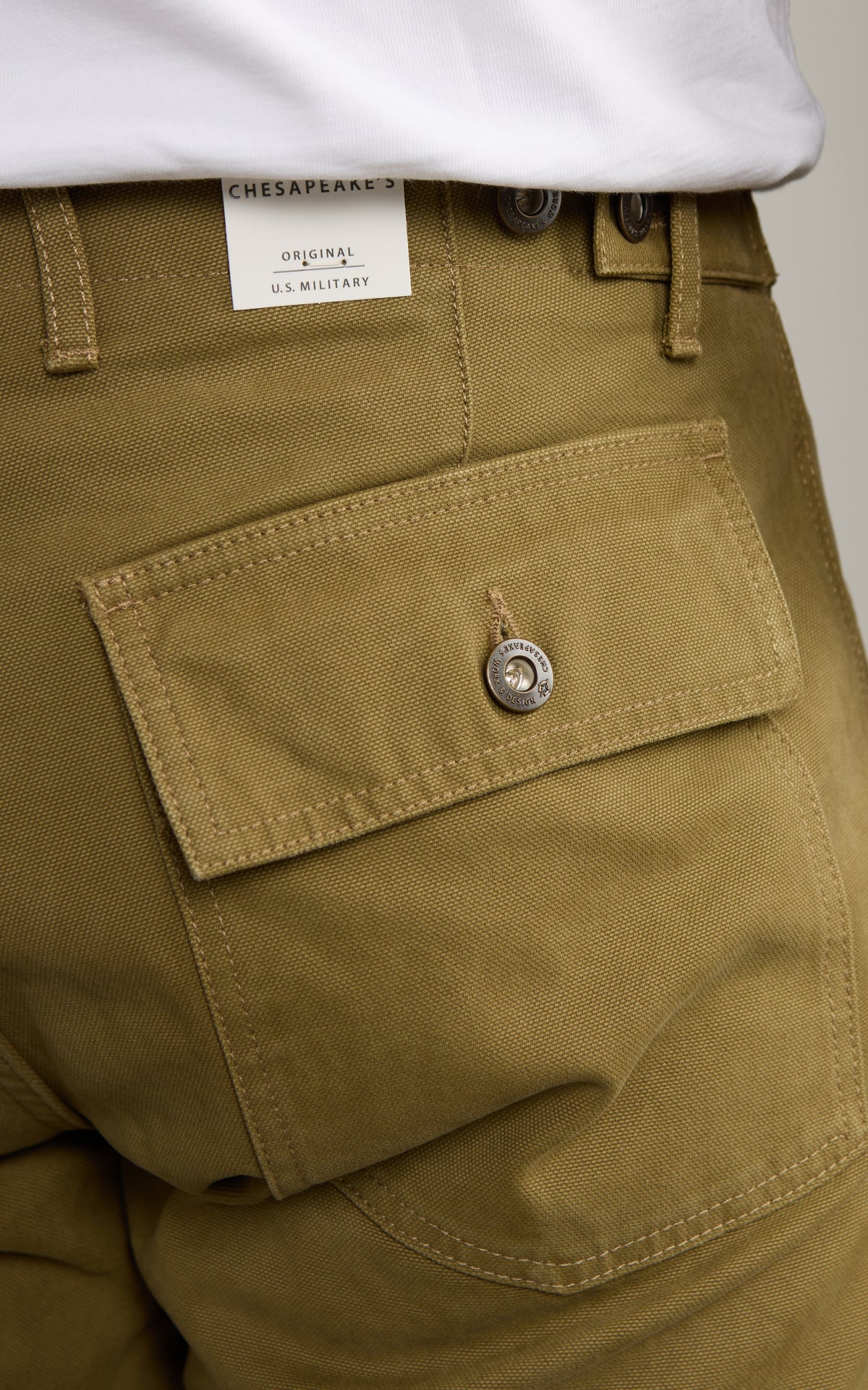 Chesapeake Fatigue Pant Canvas Khaki Grün