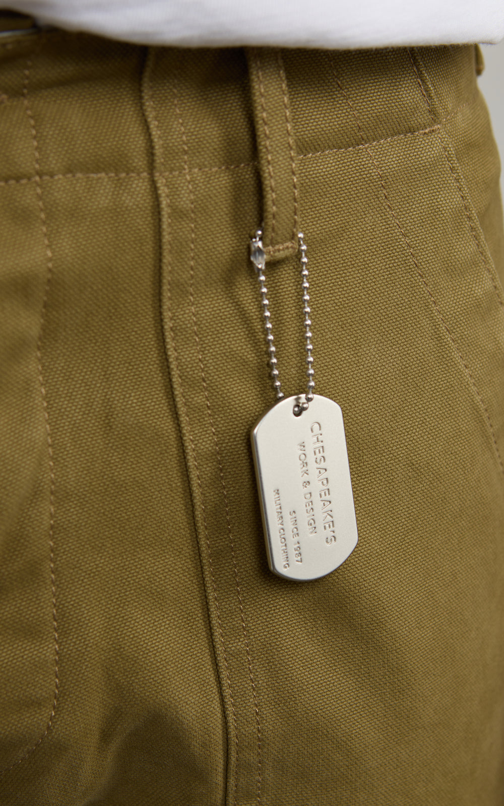 Chesapeake's Fatigue Pant Canvas Khaki Green