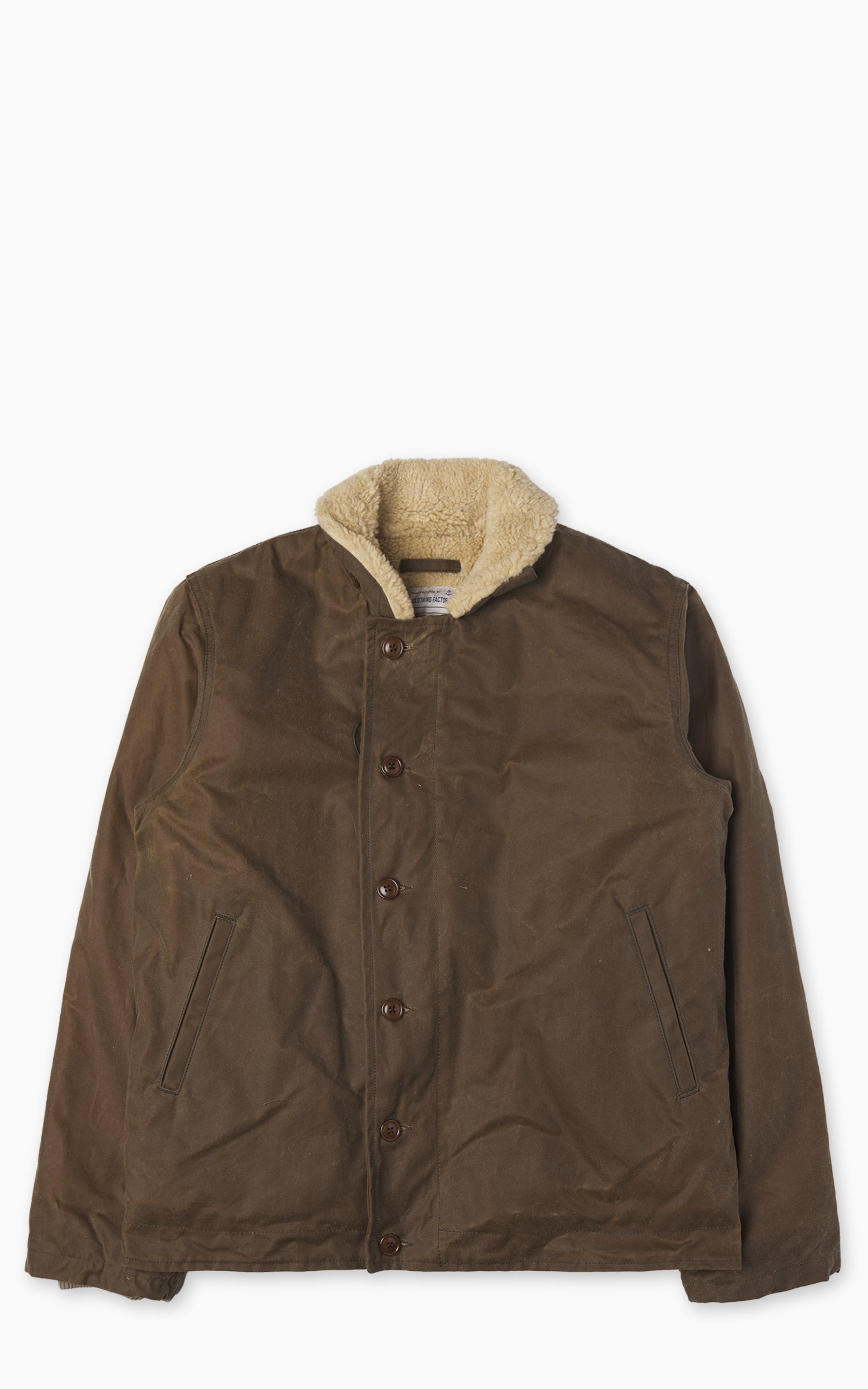 Chesapeake's Wilson Deck Jacket Waxed Sand