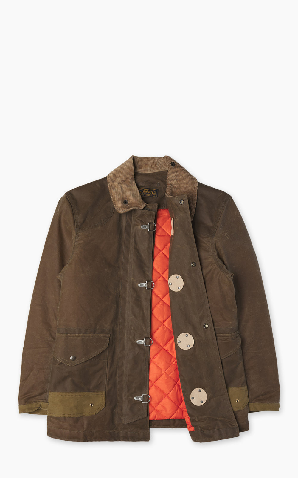 Chesapeake's Waxed Cotton Bedford Fireman Jacket Sand