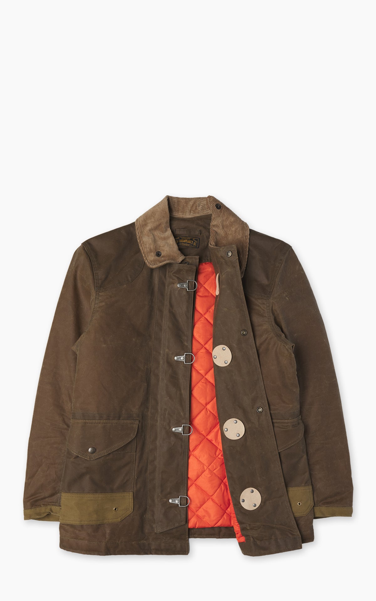 Chesapeake's Waxed Cotton Bedford Fireman Jacket Sand