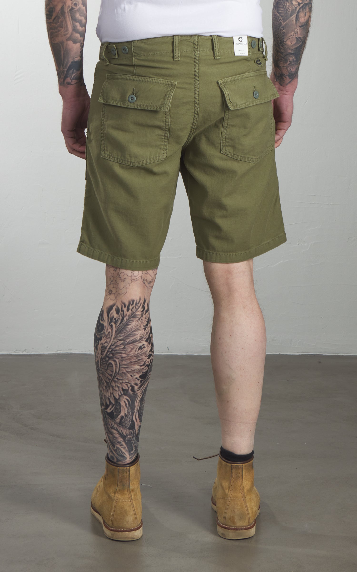 Chesapeake's Shannon Fatigue Short Military Green