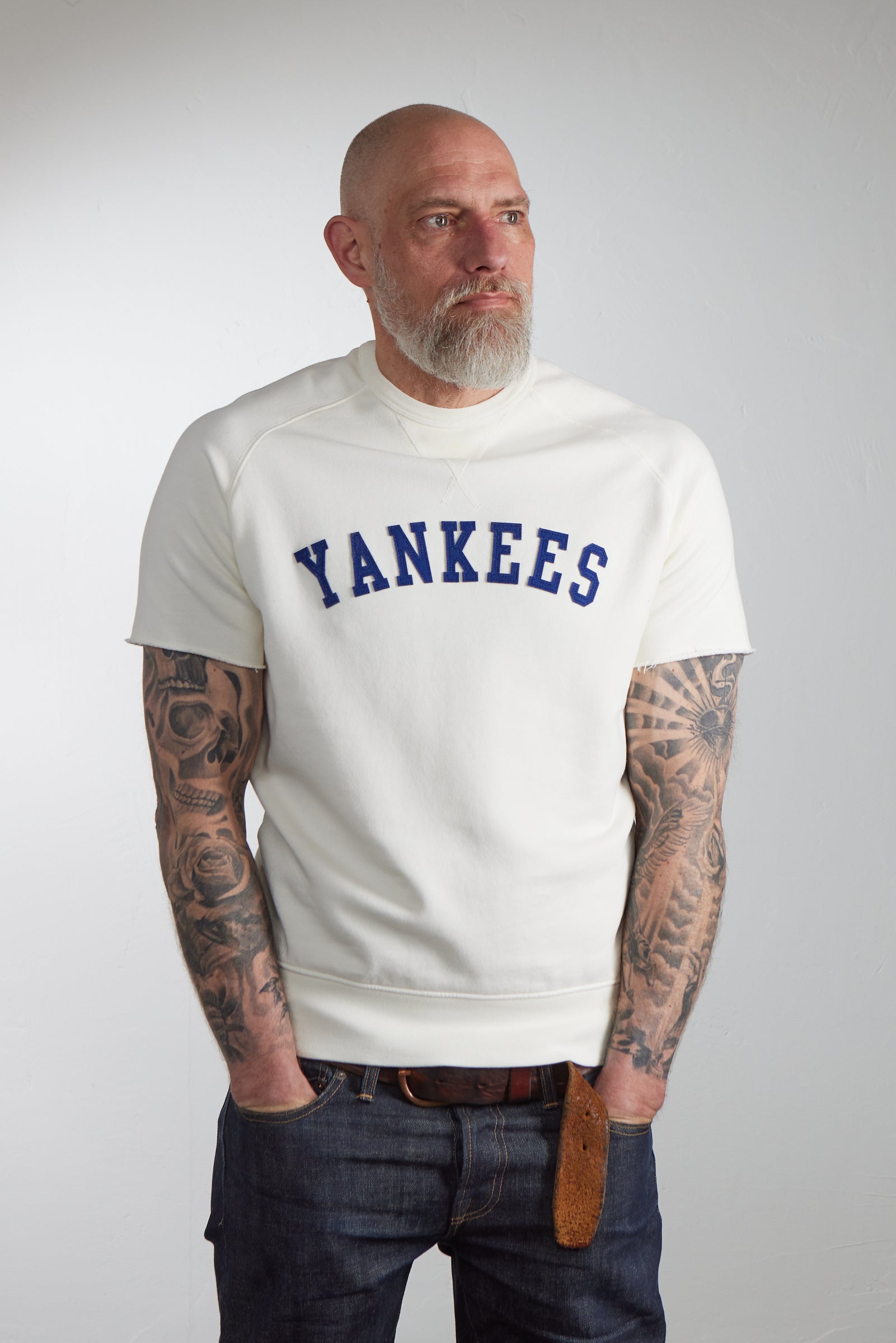 Chesapeake's Felpa S/S Sweatshirt Yankees Cream