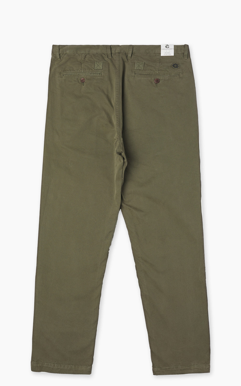 Chesapeake's Hermann Chino Pant Gabardine Military Green