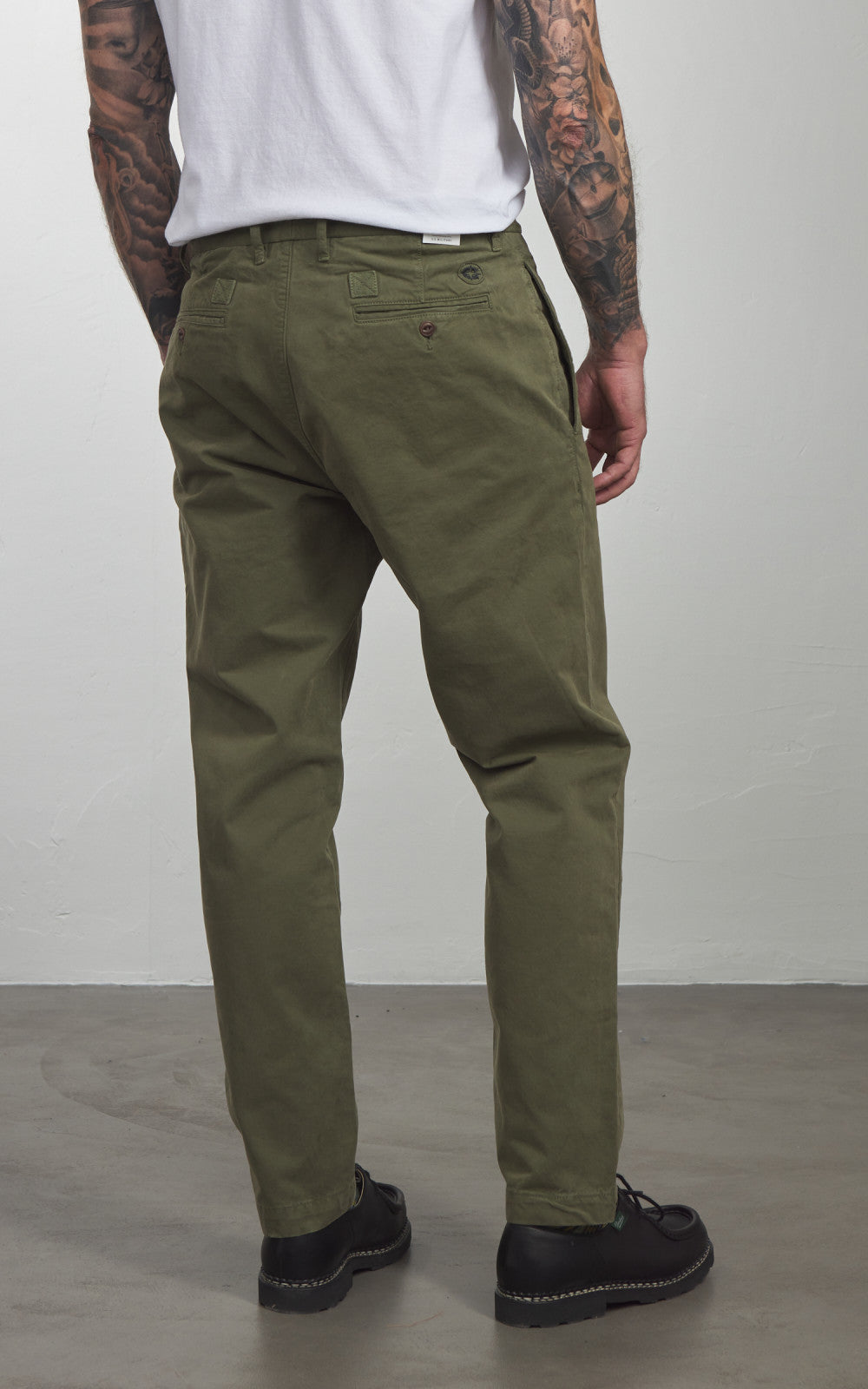 Chesapeake's Hermann Chino Pant Gabardine Military Green