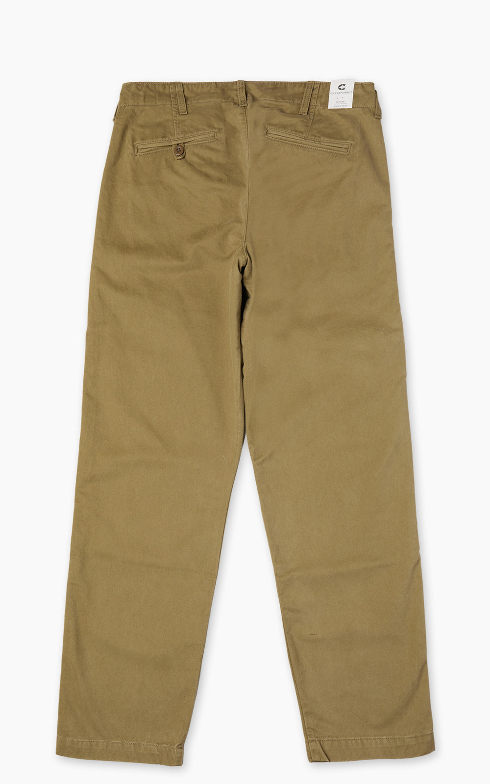 Chesapeake's Officer Chino Pant Gabardine Khaki Green