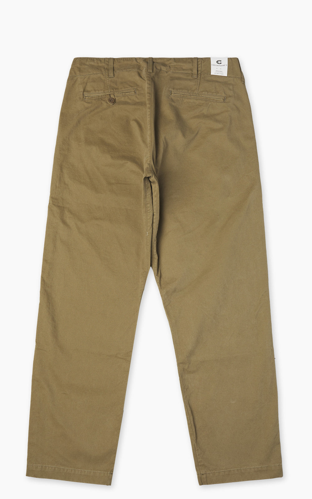 Chesapeake's Officer Chino Pant Gabardine Khaki Green