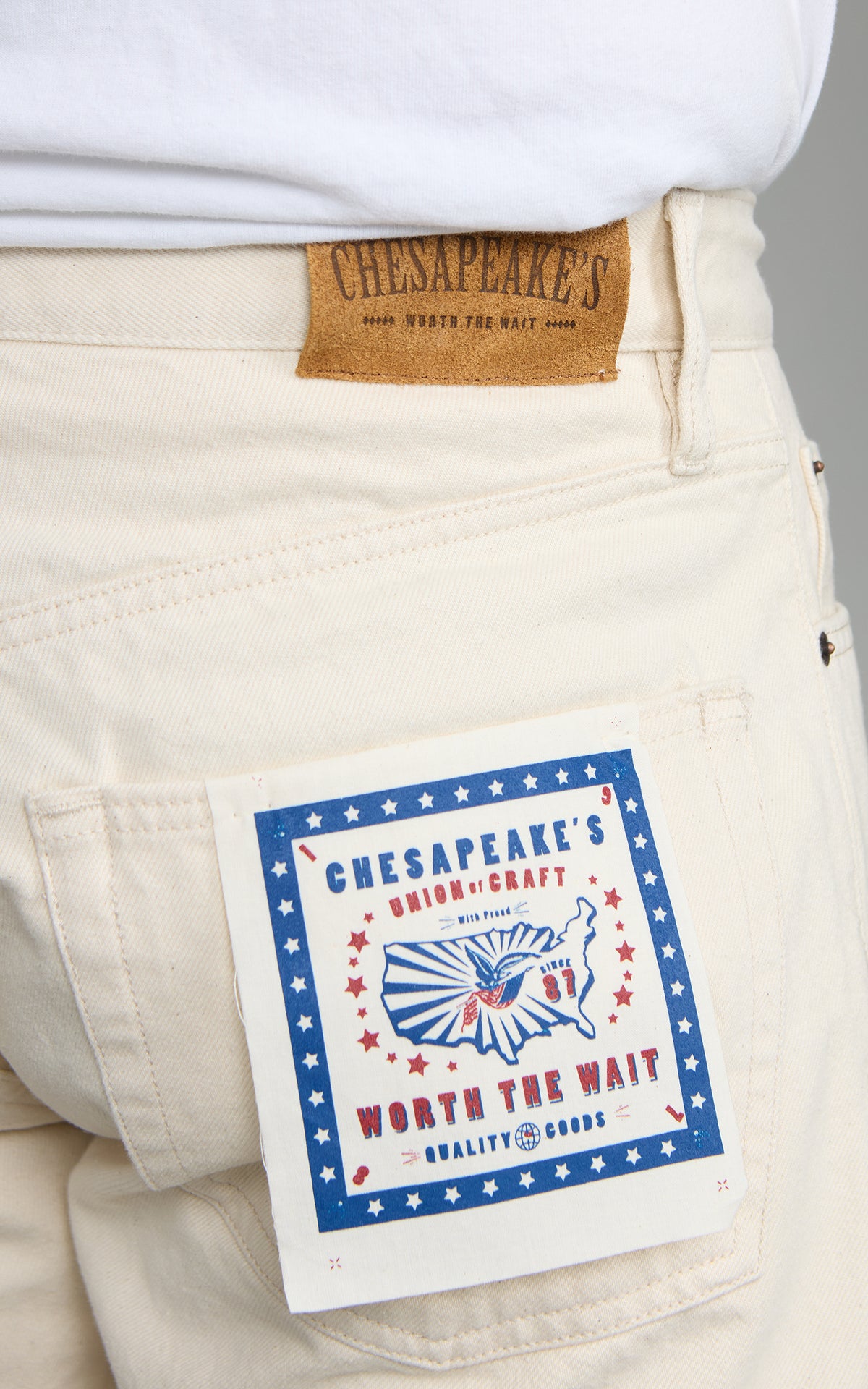 Chesapeake's Pant Denim Selvedge Rinsed Natural