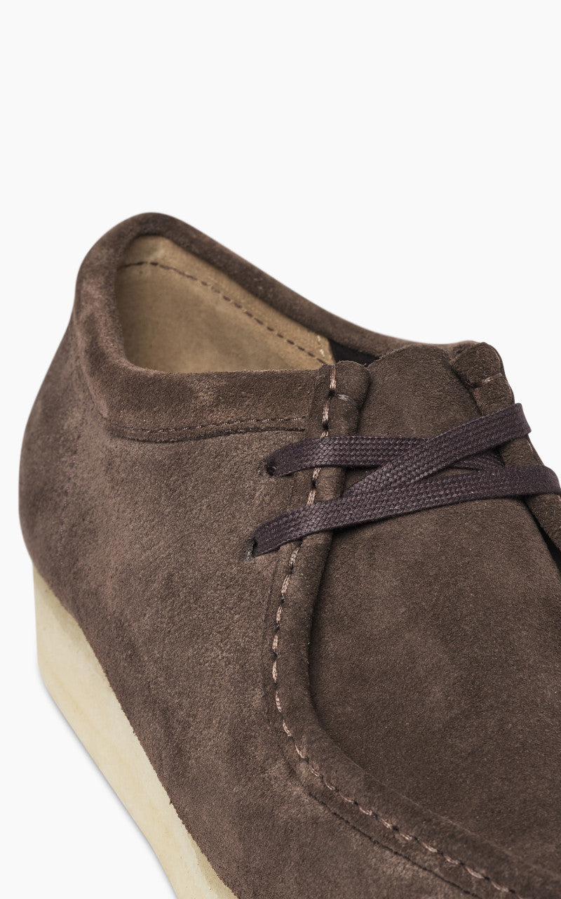 Clarks Wallabee Suede Dark Brown