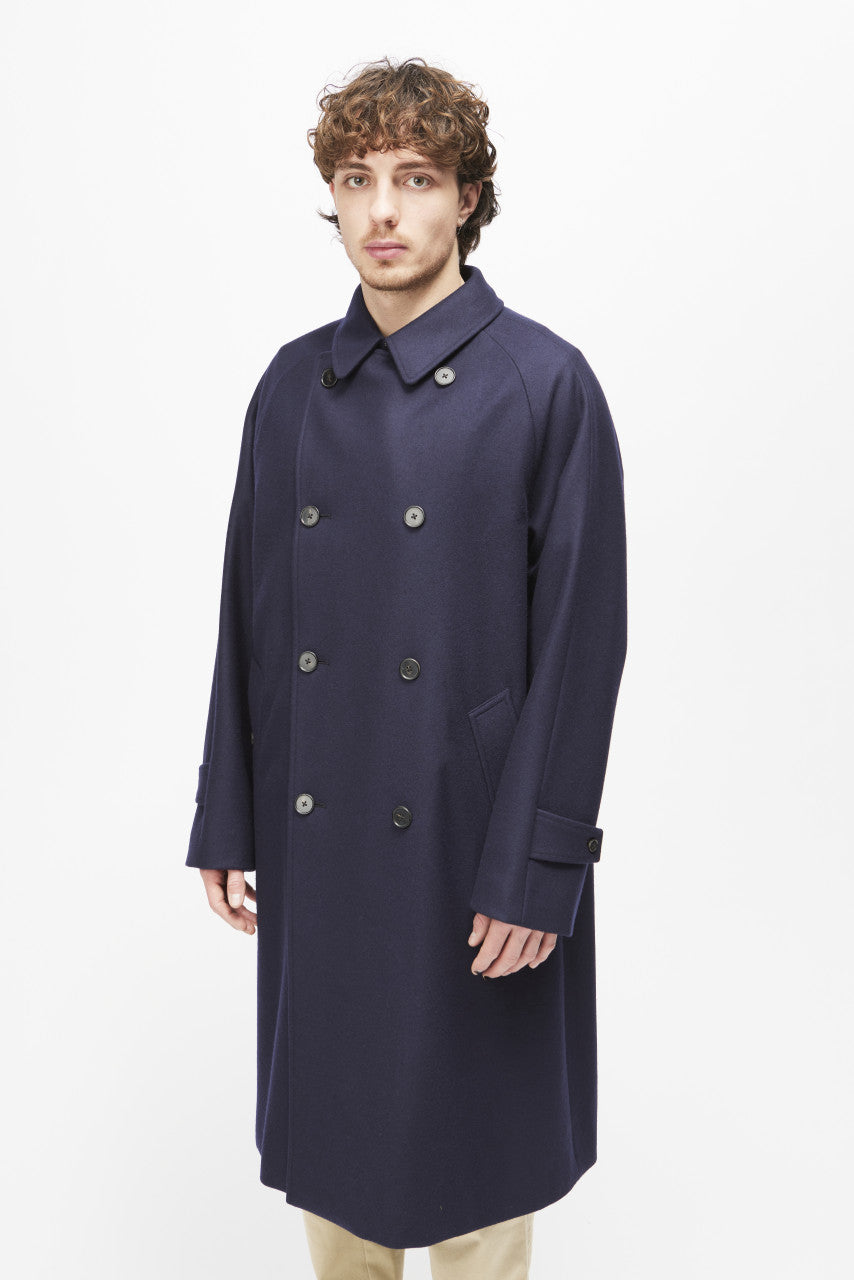 Coherence FouFou II Melton Jersey Dark Blue