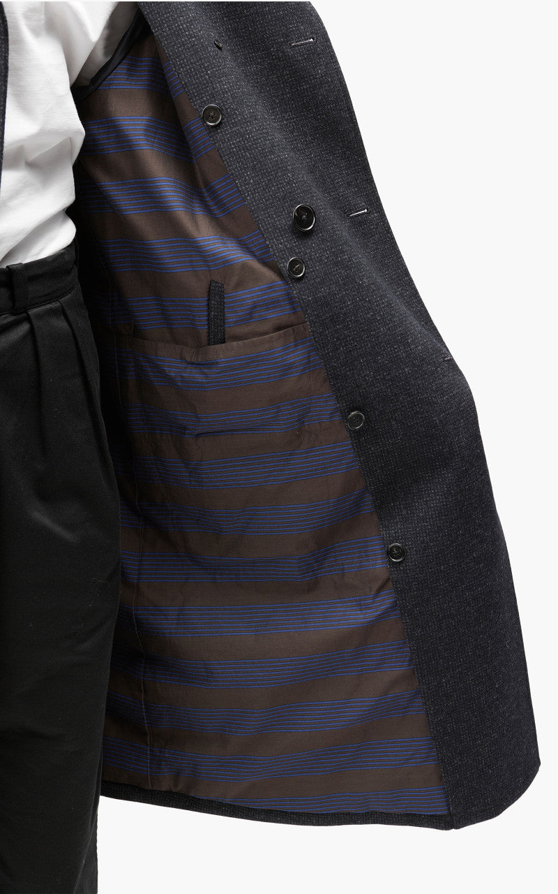 Coherence FouFou II Nail Head Tweed Jersey Dark Blue