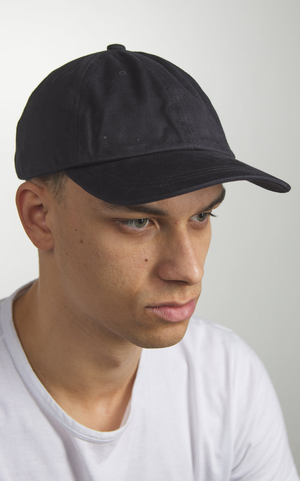 Cotton Research Club Schwefelgefärbte Low Cap Schwarz