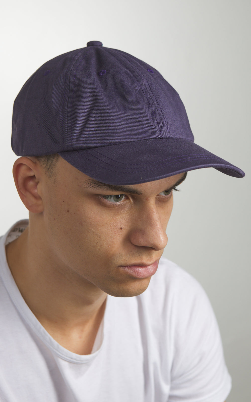 Cotton Research Club Schwefelgefärbtes Low Cap Navy