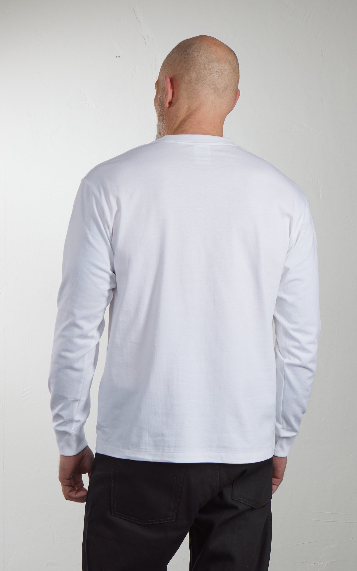 Cotton Research Club L/S T-Shirt White
