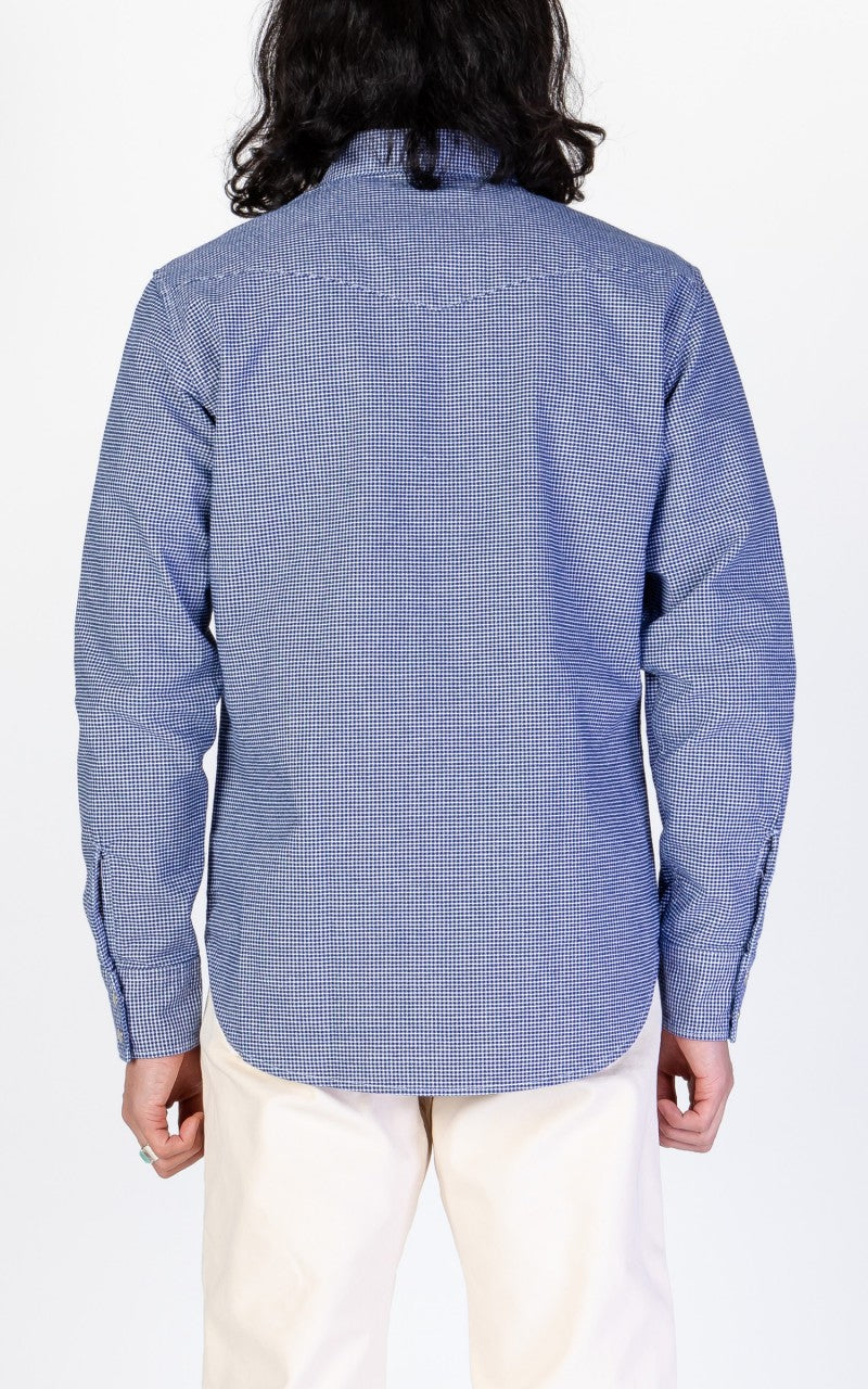 Tellason Cowboy Shirt Pepita Blue