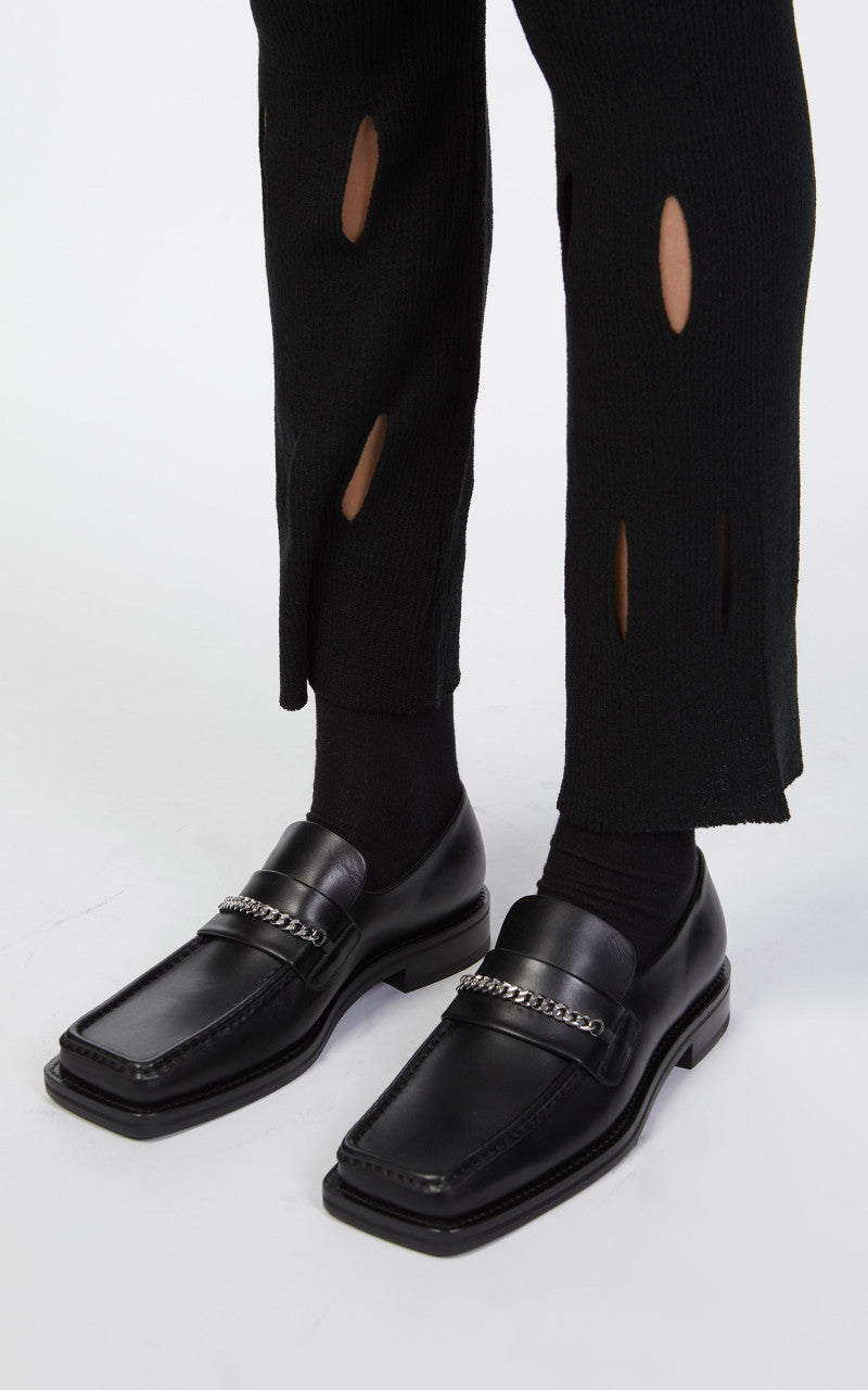 TheOpen Product Cut-Out Knit Pants Black