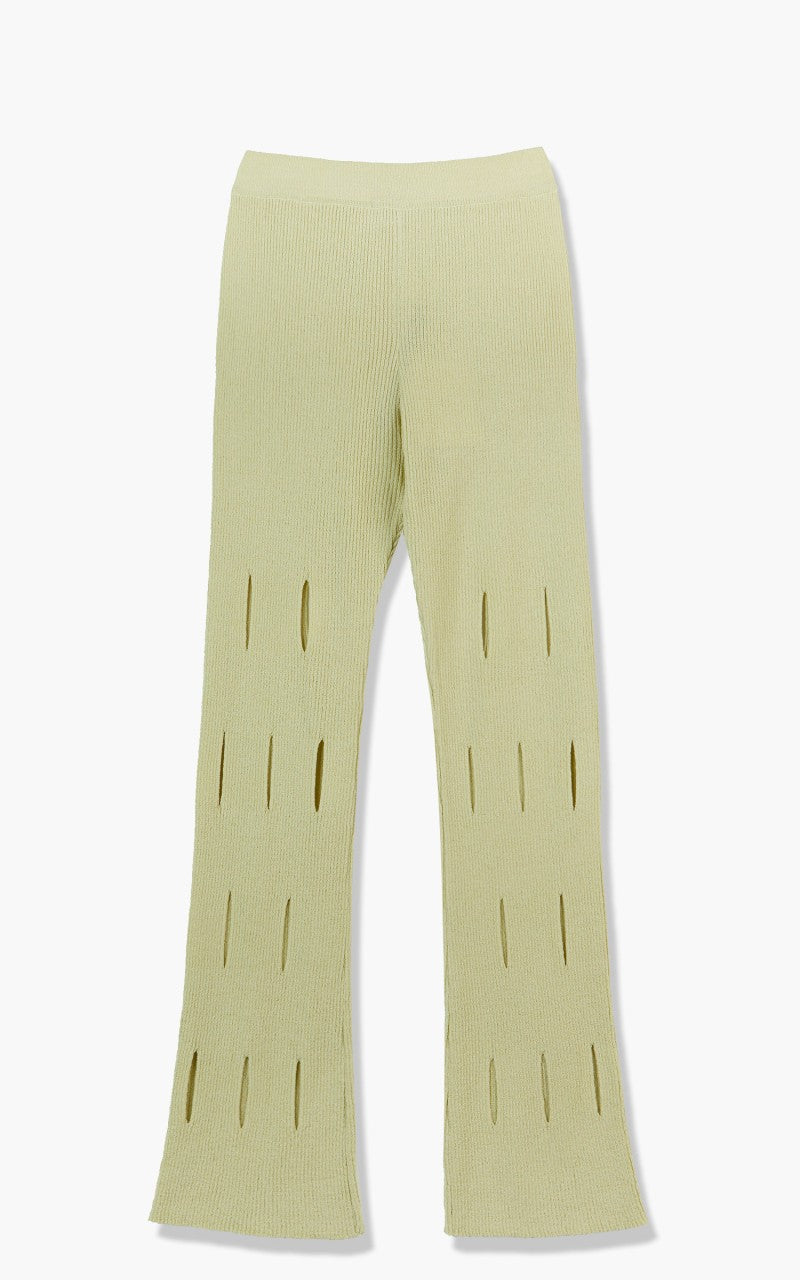TheOpen Product Cut-Out Knit Pants Pale Green
