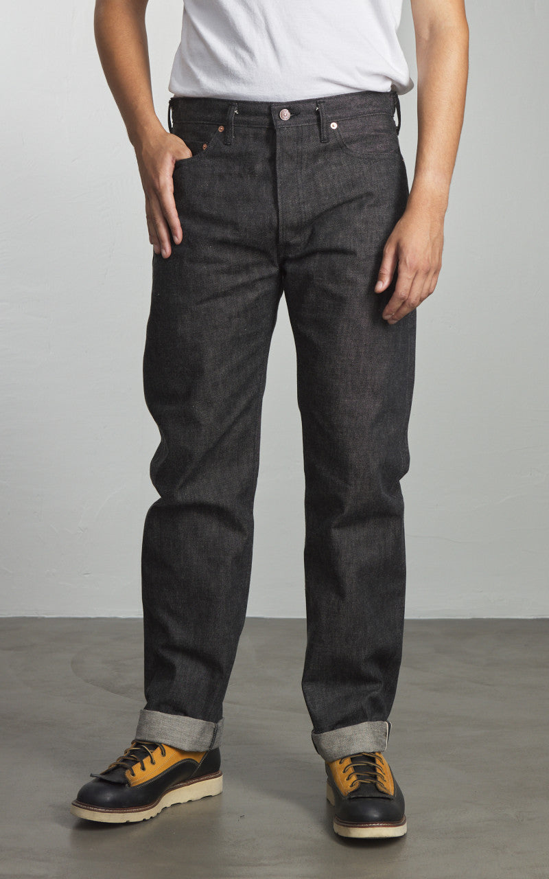 Denime Lot 224 66B Model Jeans Selvedge Black 14.5oz
