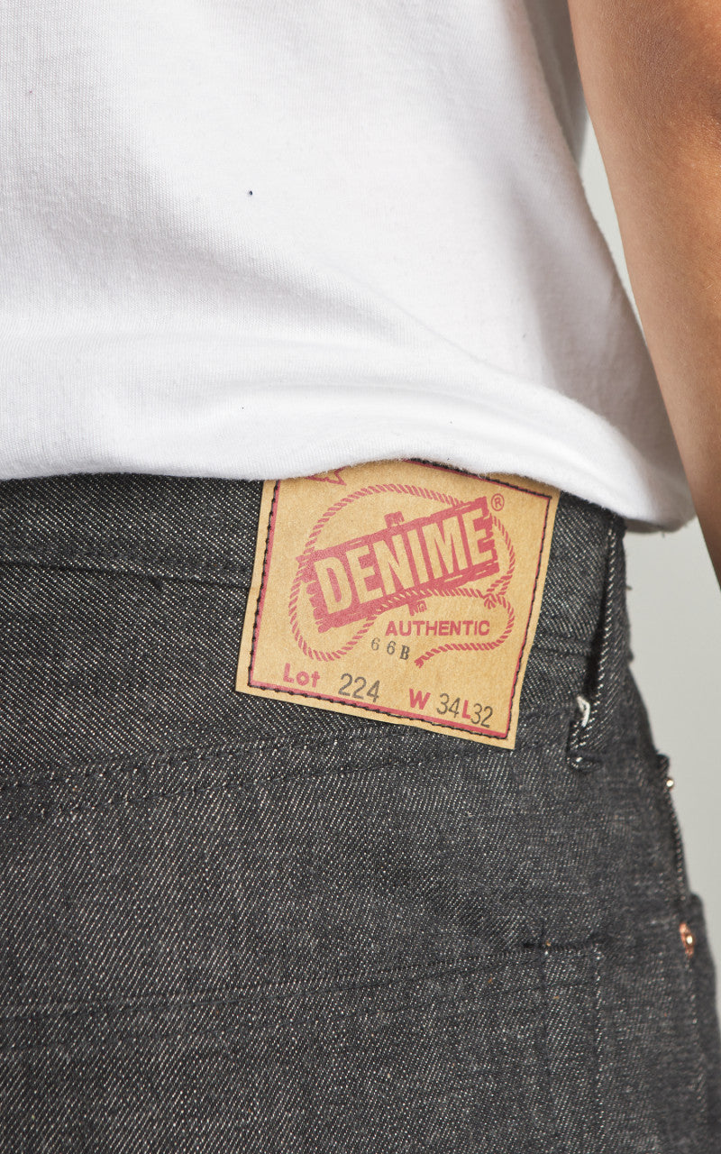Denime Lot 224 66B Model Jeans Selvedge Black 14.5oz