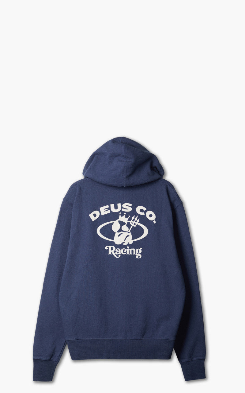 Deus Ex Machina Sirens Zip Thru Hood Navy