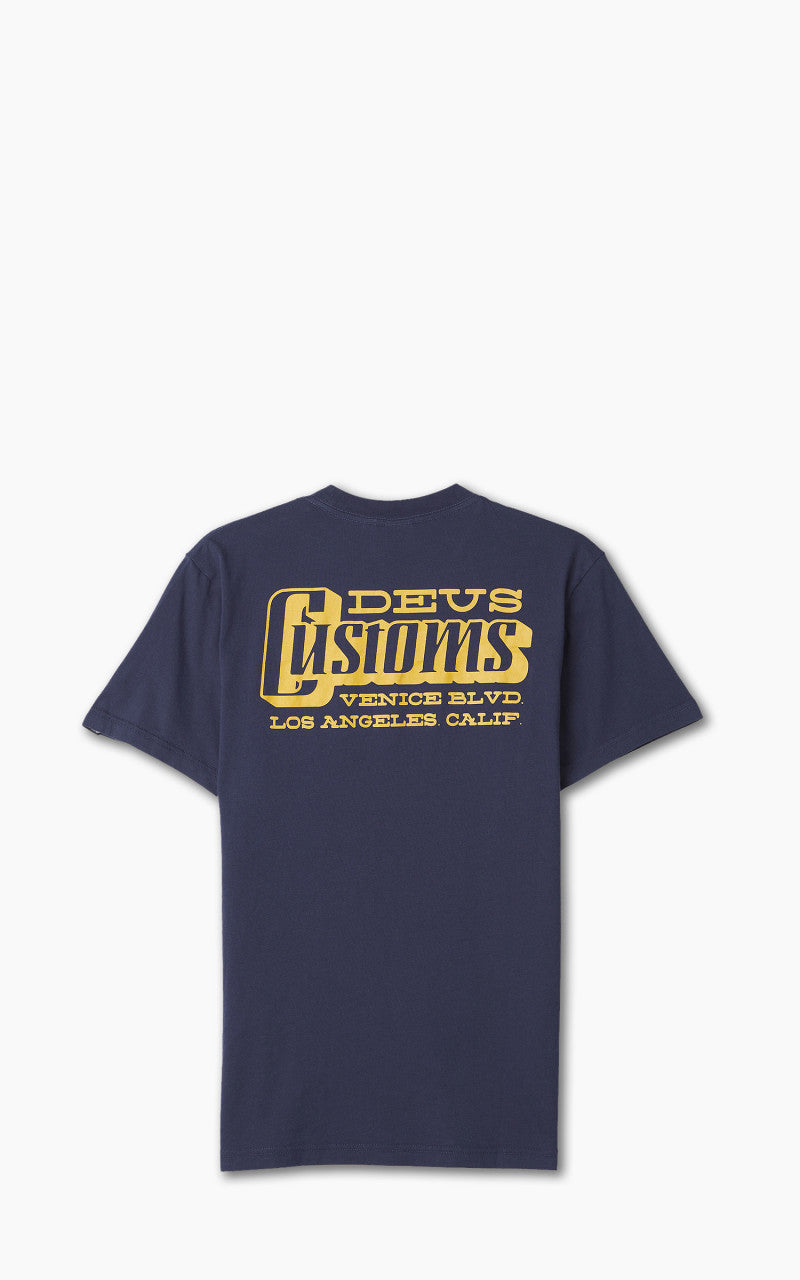 Deus Ex Machina Stripes Tee Navy