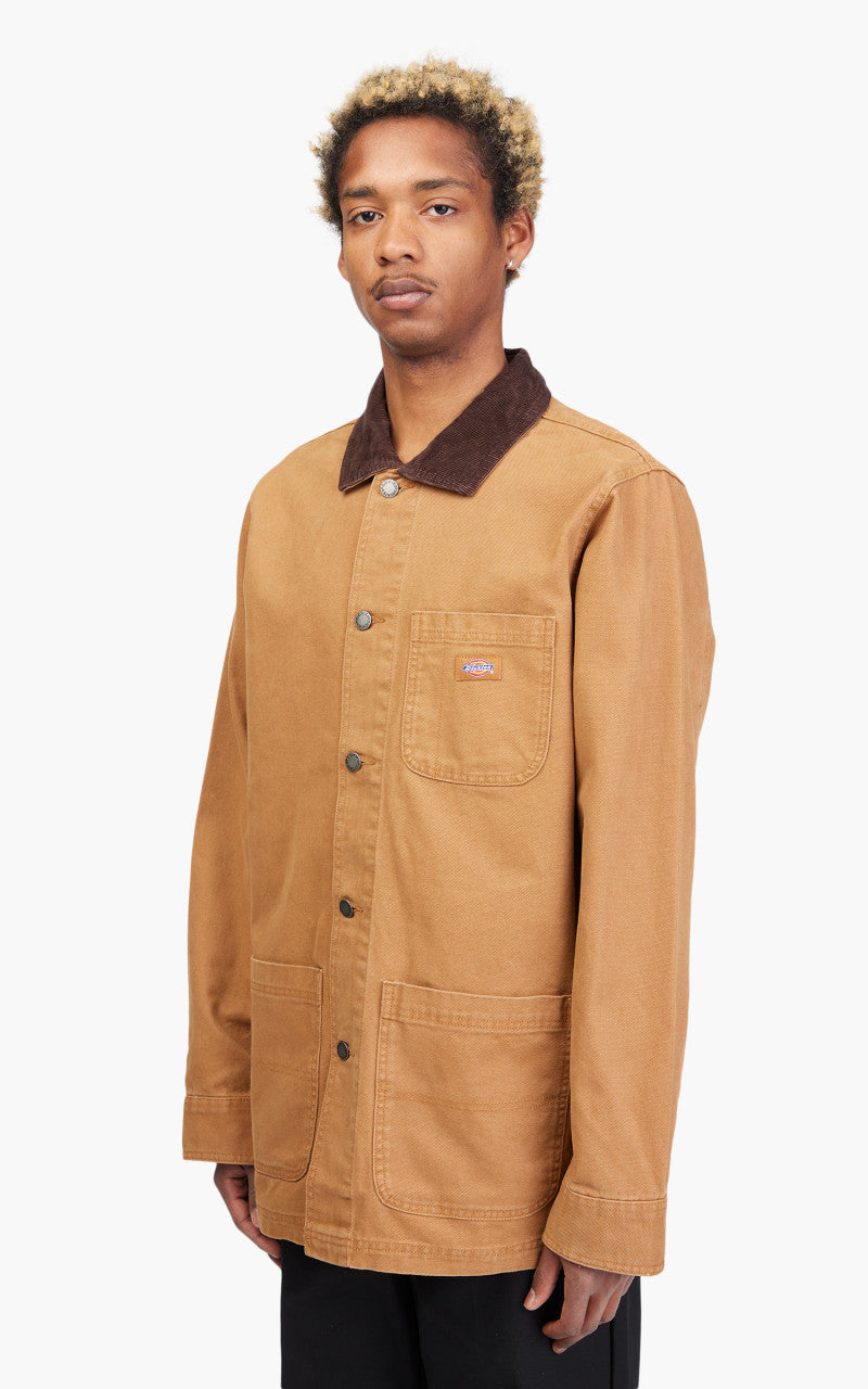 Dickies Duck Canvas Chore Coat Brown