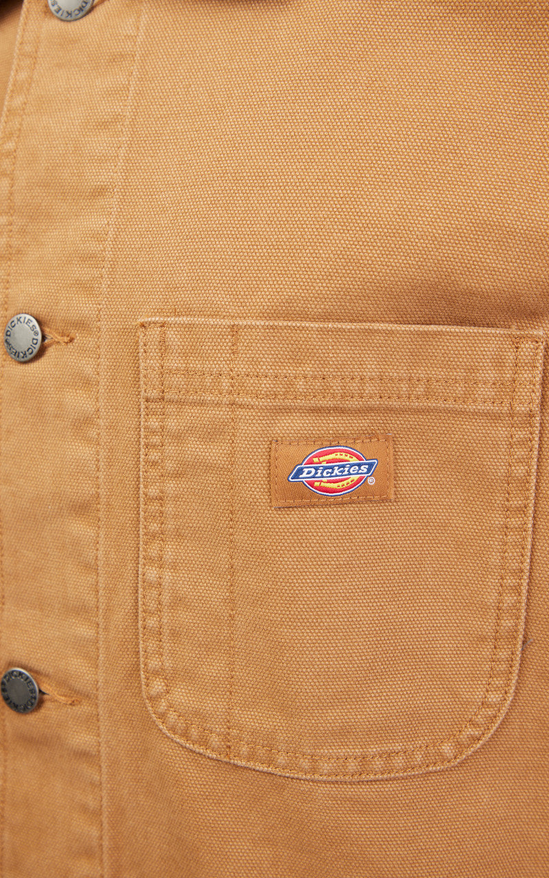 Dickies Duck Canvas Chore Coat Brown