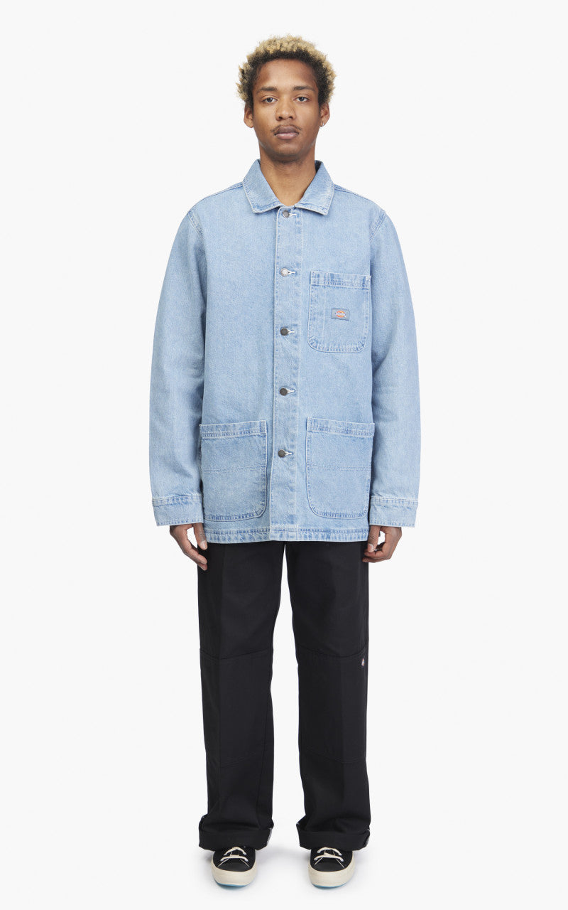 Dickies Denim Chore Coat Blue Light Wash