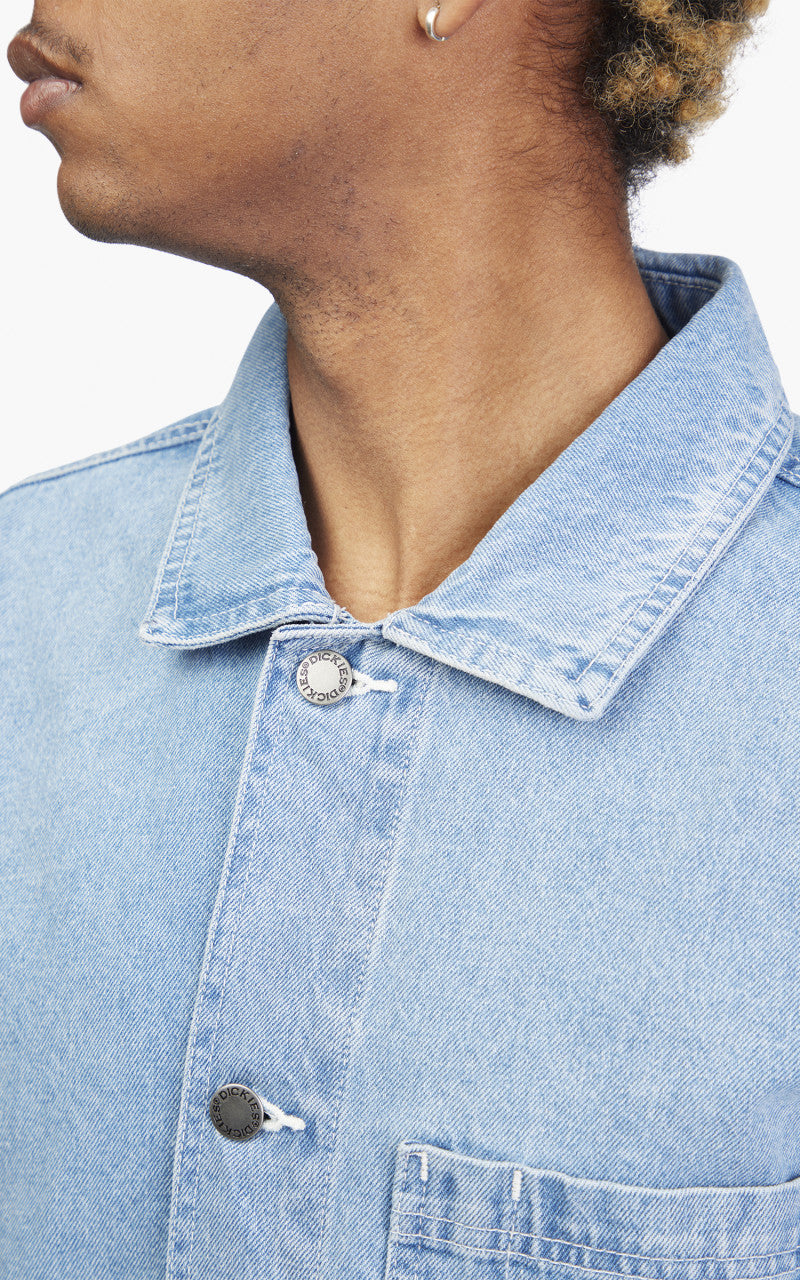 Dickies Denim Chore Coat Blue Light Wash