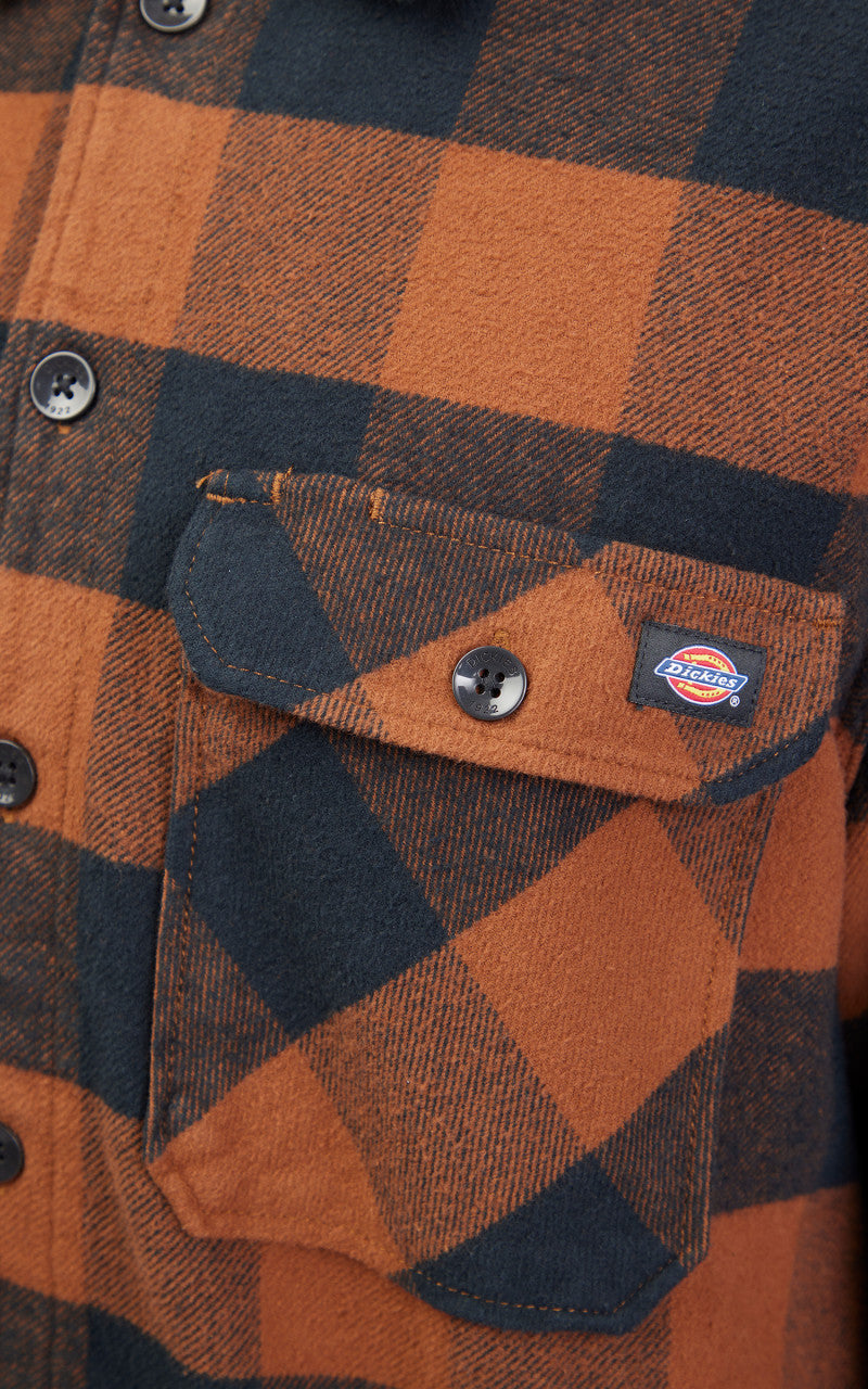 Dickies New Sacramento Shirt Brown Duck