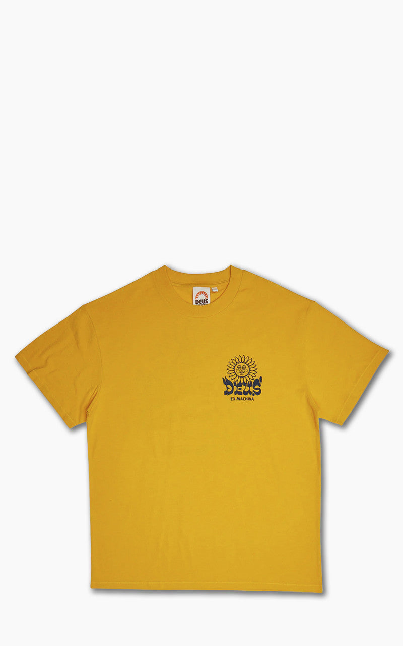 Deus Ex Machina Sleeping Sun Tee Golden Rod