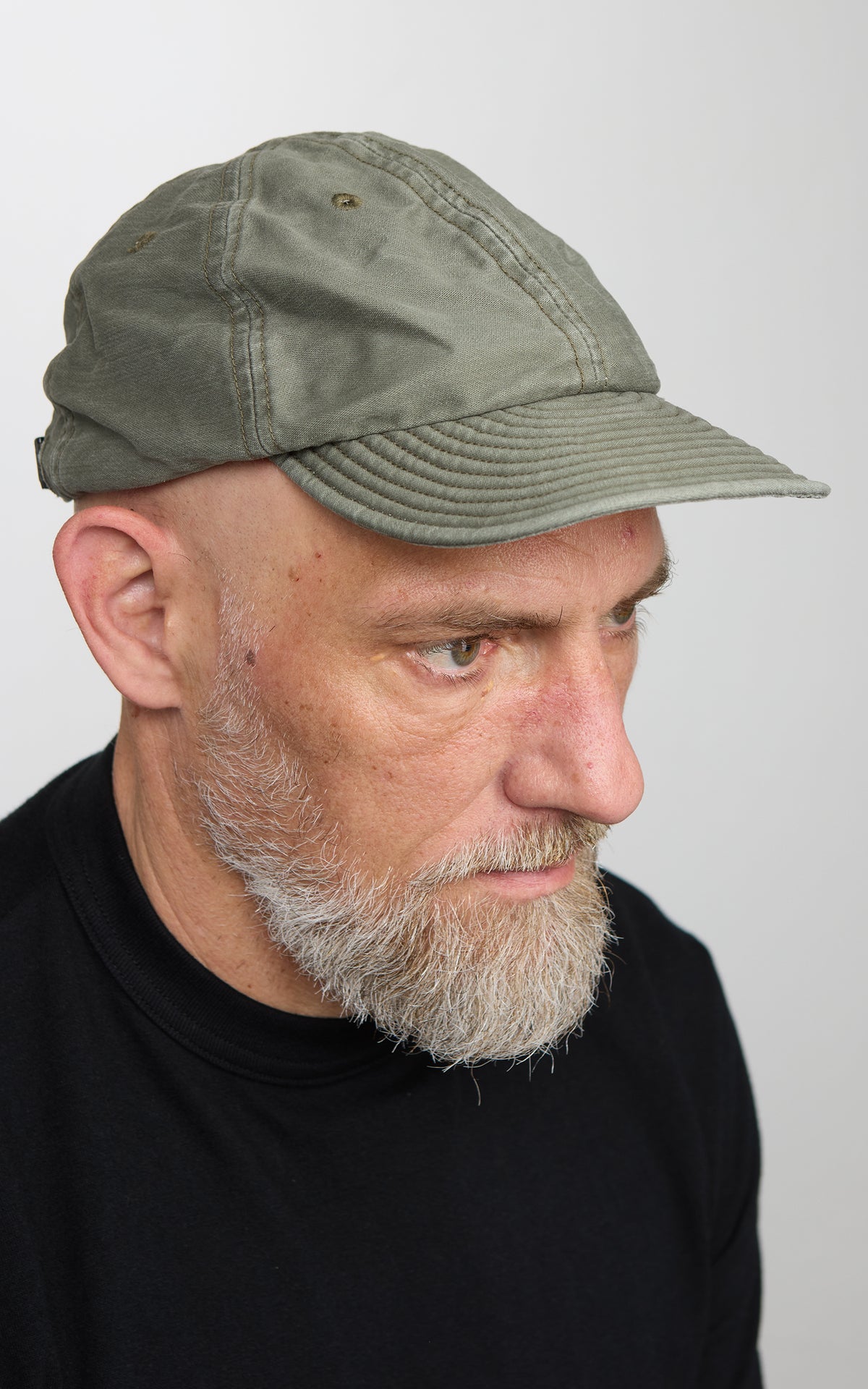 Decho Military 6-Panel Army Cap Back Satin Olive