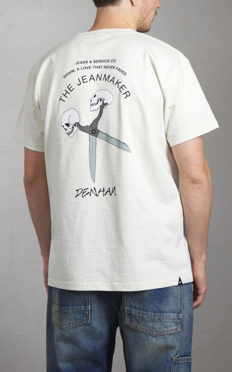 Denham Love Fades Tee Jersey Slub Natural