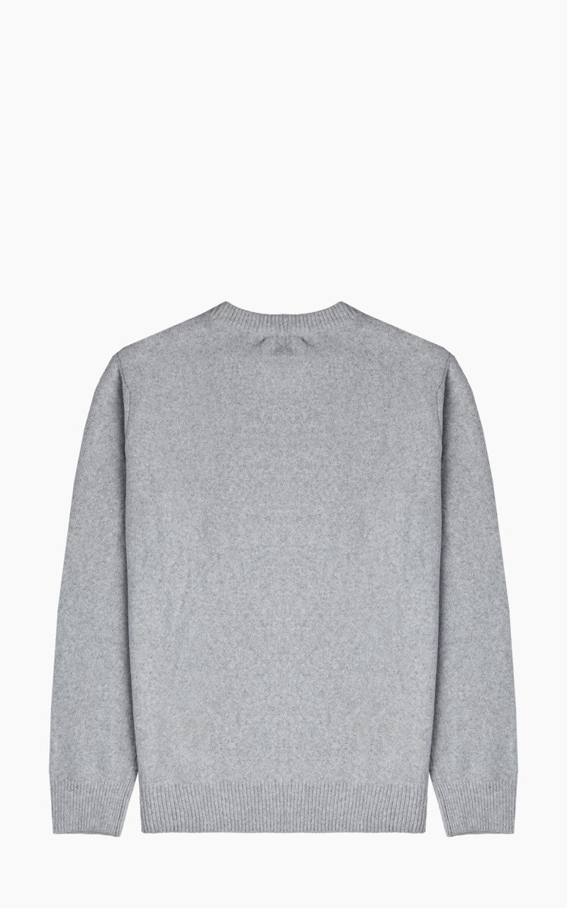 Denham Crew Knit Heavy Cosy Cotton Antarctica Grey
