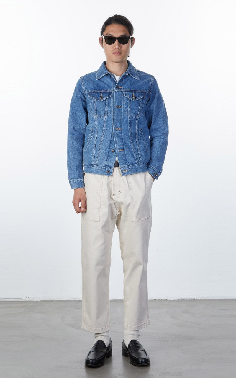 3sixteen Type 3S Denim Jacket Stonewashed Double Indigo Selvedge