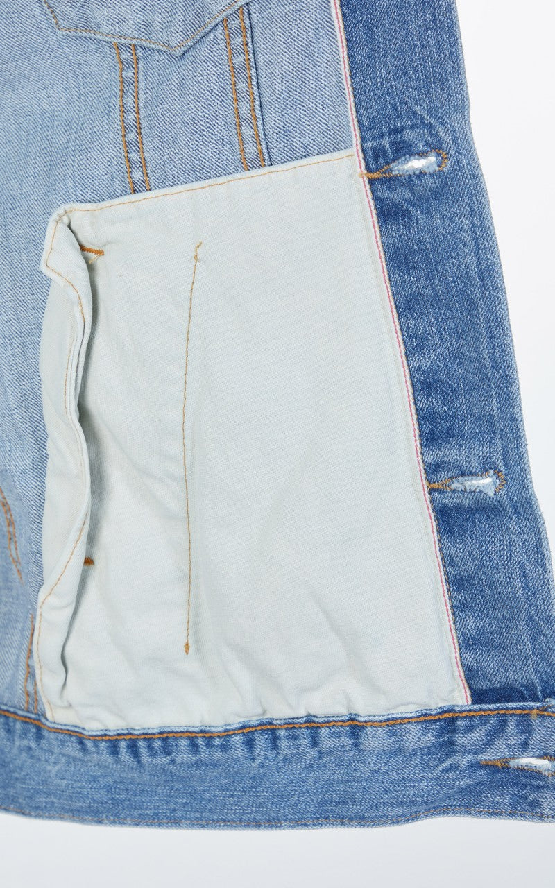 3sixteen Type 3S Denim Jacket Stonewashed Double Indigo Selvedge