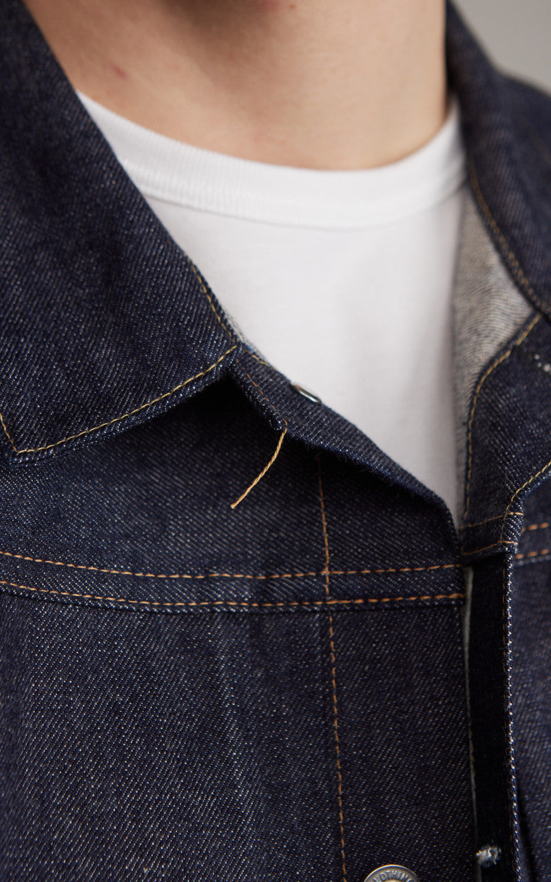 Denime Lot 231XX-47 1947 Model Type 1 Denim Jacket Selvedge Unwashed Indigo