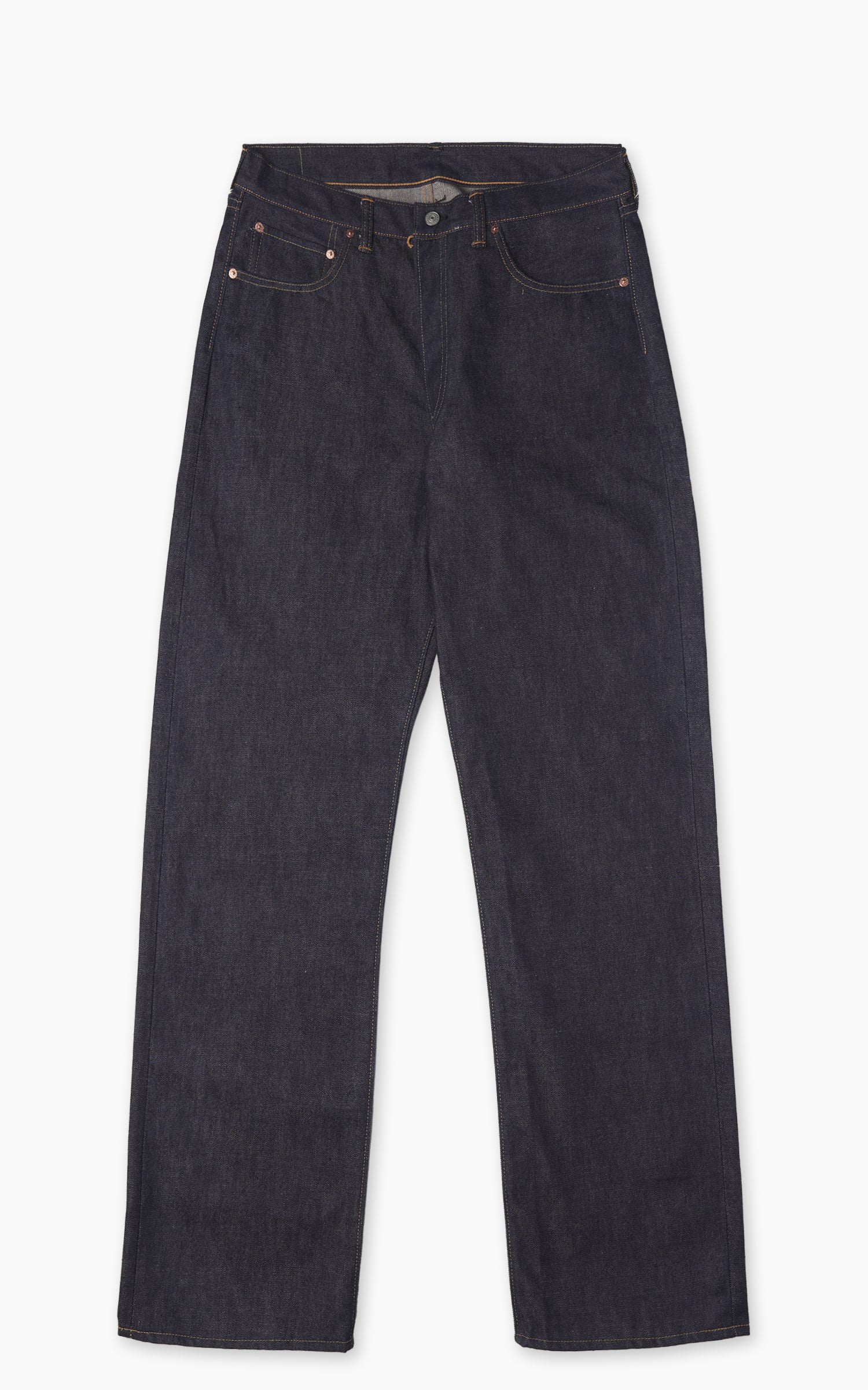 Denime Lot 220XX-54 1954 Model Jeans Selvedge Unwashed Indigo 14.5oz