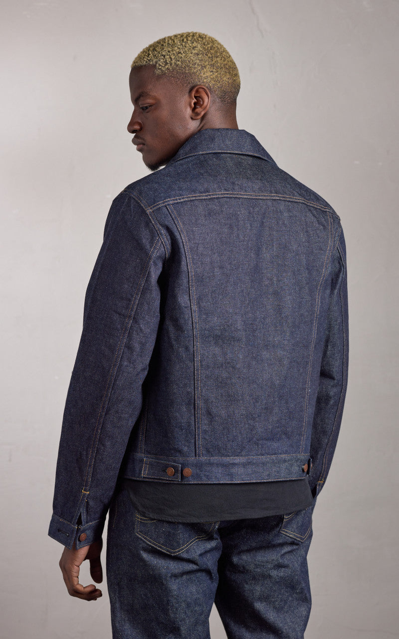 Denime Lot 233 Type III Denim Jacket Selvedge Unwashed Indigo