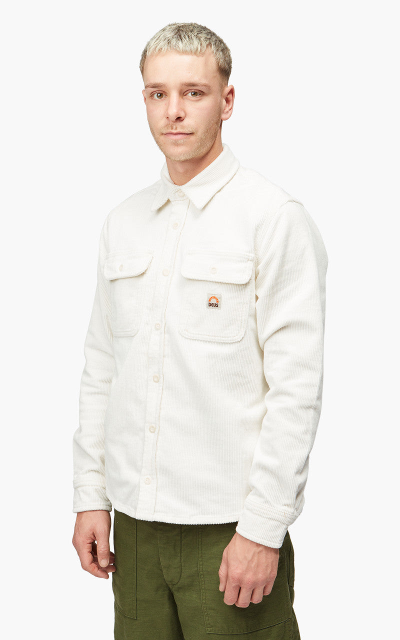 Deus Ex Machina Vacay Cord Shirt Dirty White