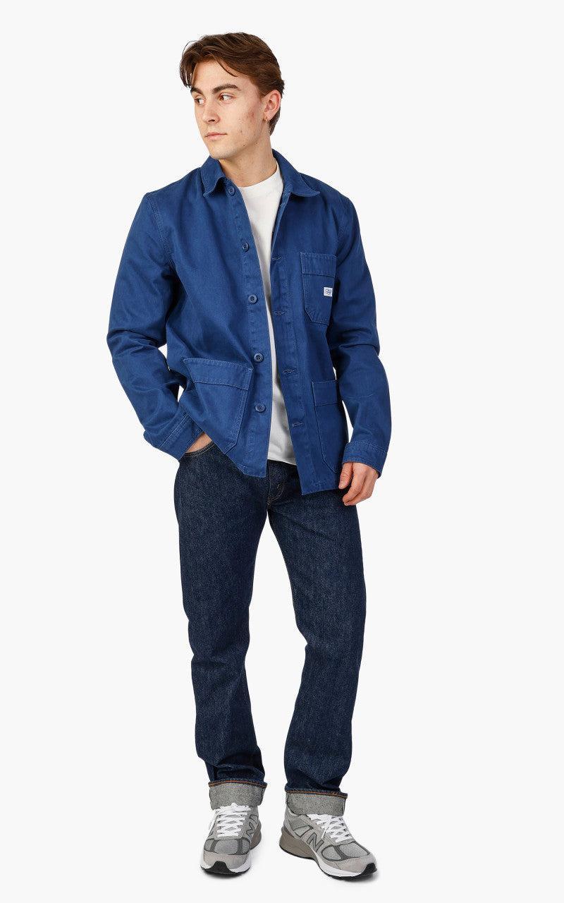 Deus Ex Machina Hank Work Chore Jacket Ensign Blue
