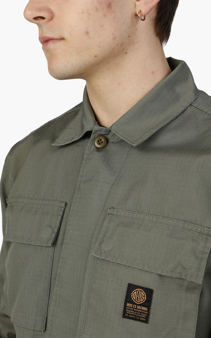 Deus Ex Machina Sawyer BDU Shirt Lichen Green