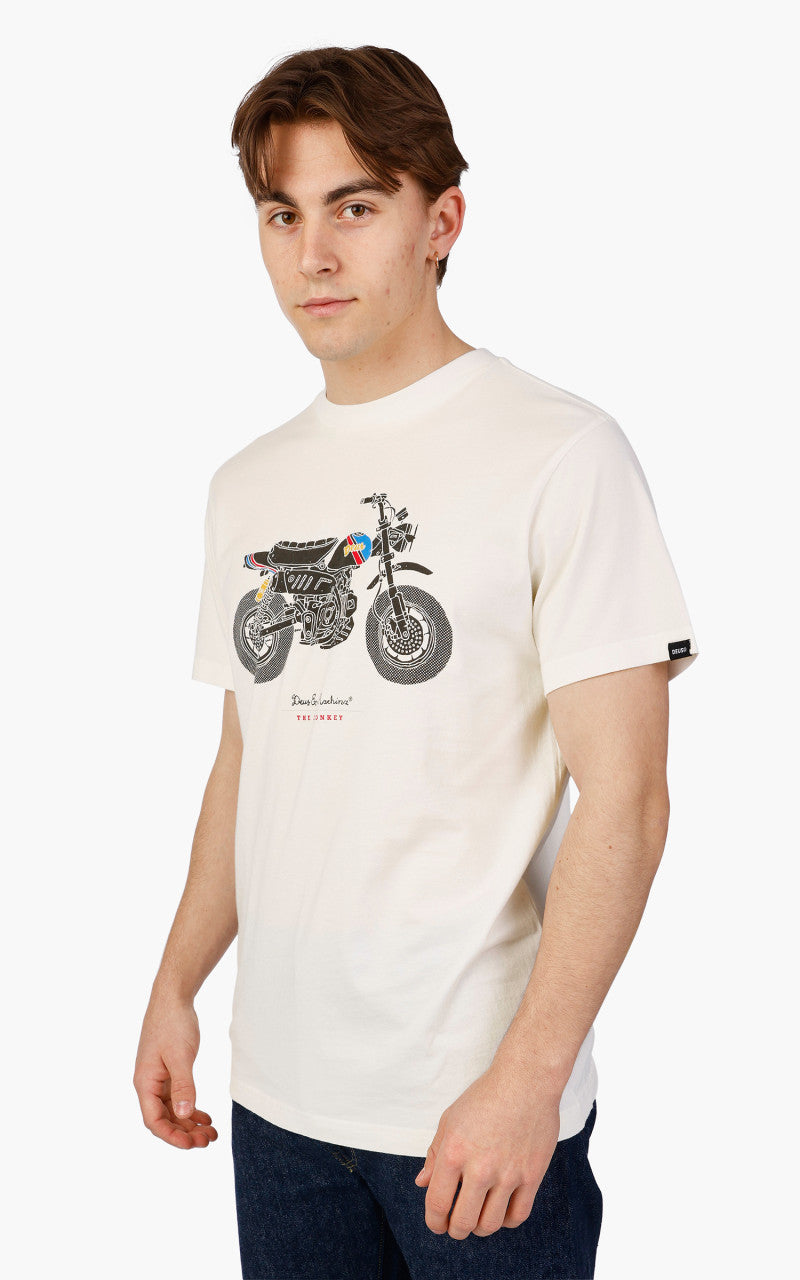Deus Ex Machina Monkey Tee Vintage White