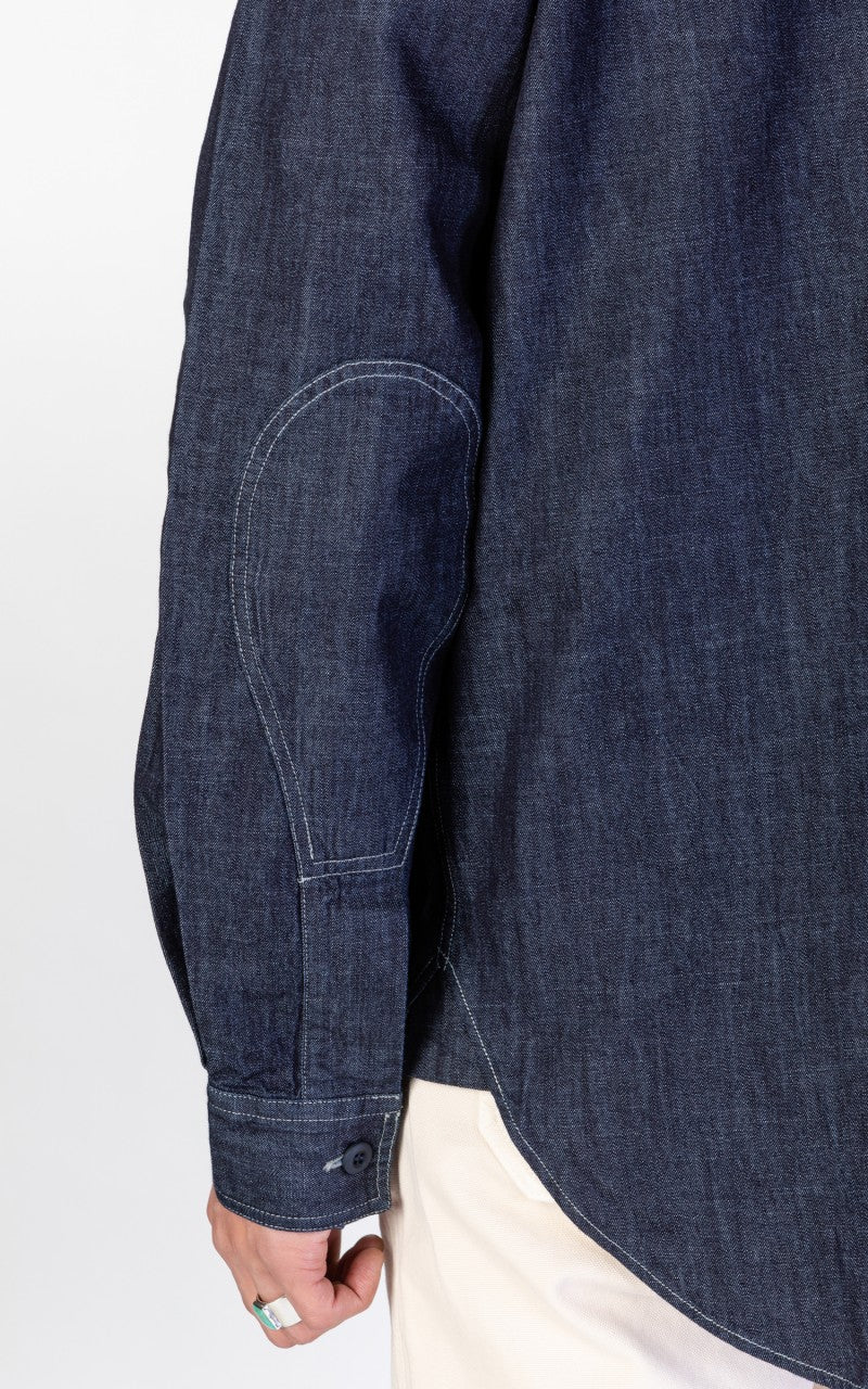 Tellason Dockworker Shirt Dry Indigo