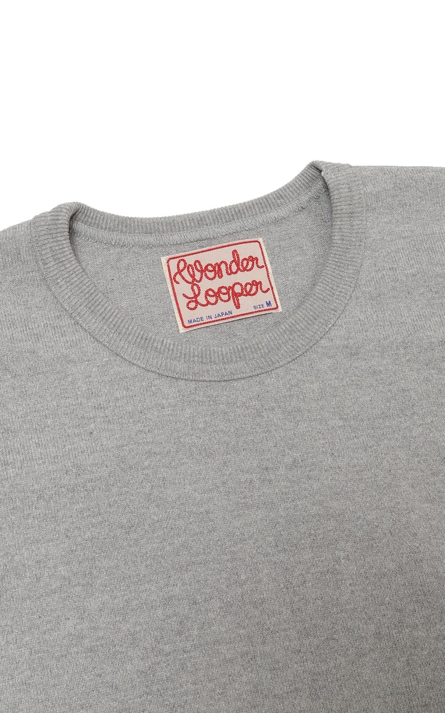 Wonder Looper Double Heavyweight Longsleeve T-Shirt Heather Grey