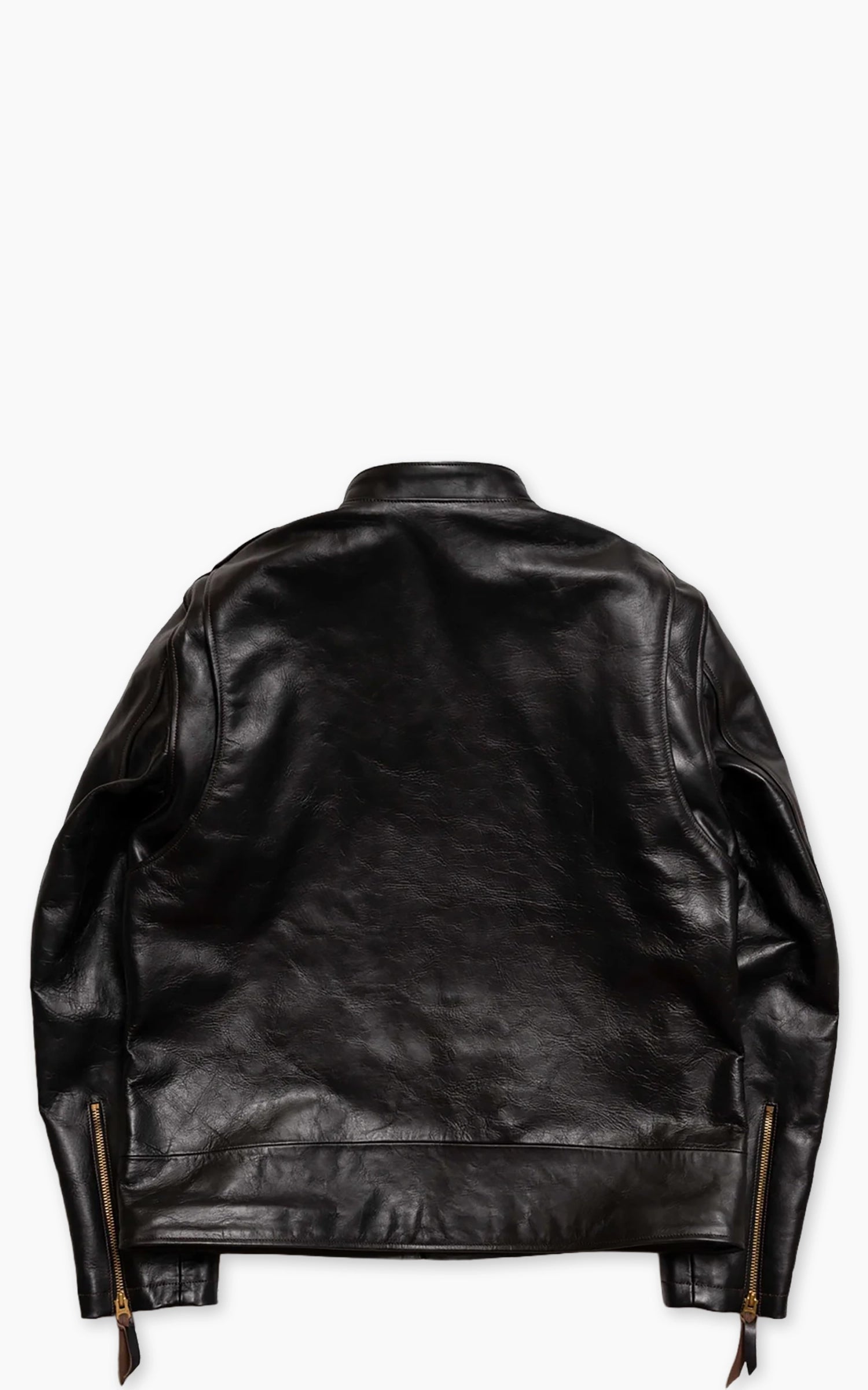 Double Helix Single Legend Horsehide Leather Rider Jacket Black